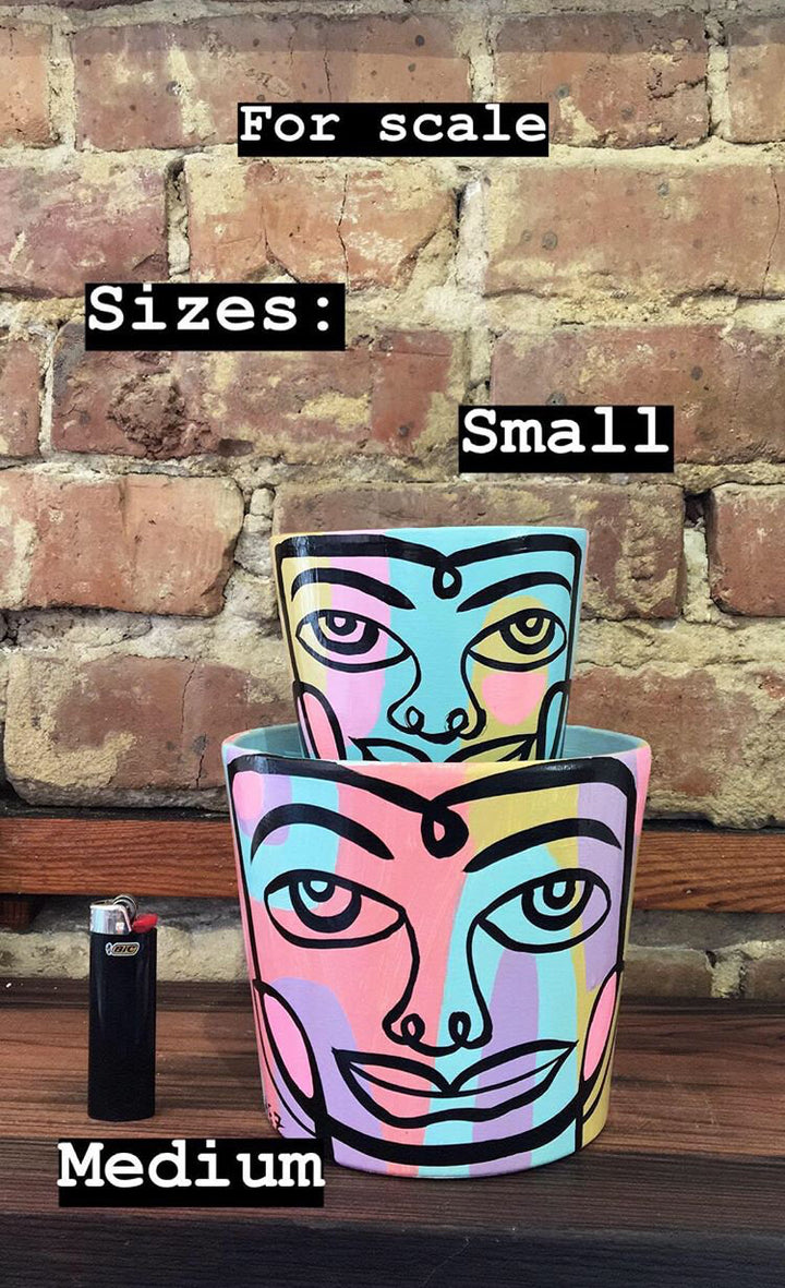 Small Peace Planter (sm88)