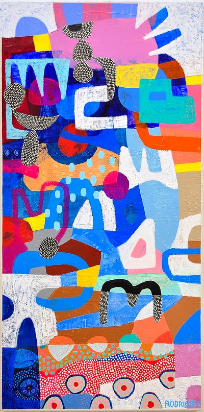 Coral Garden - 24x48 on Canvas