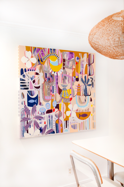 HERITAGE - 48x48 ON CANVAS