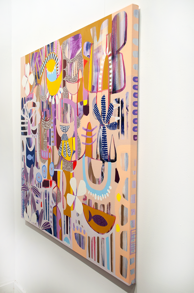 HERITAGE - 48x48 ON CANVAS