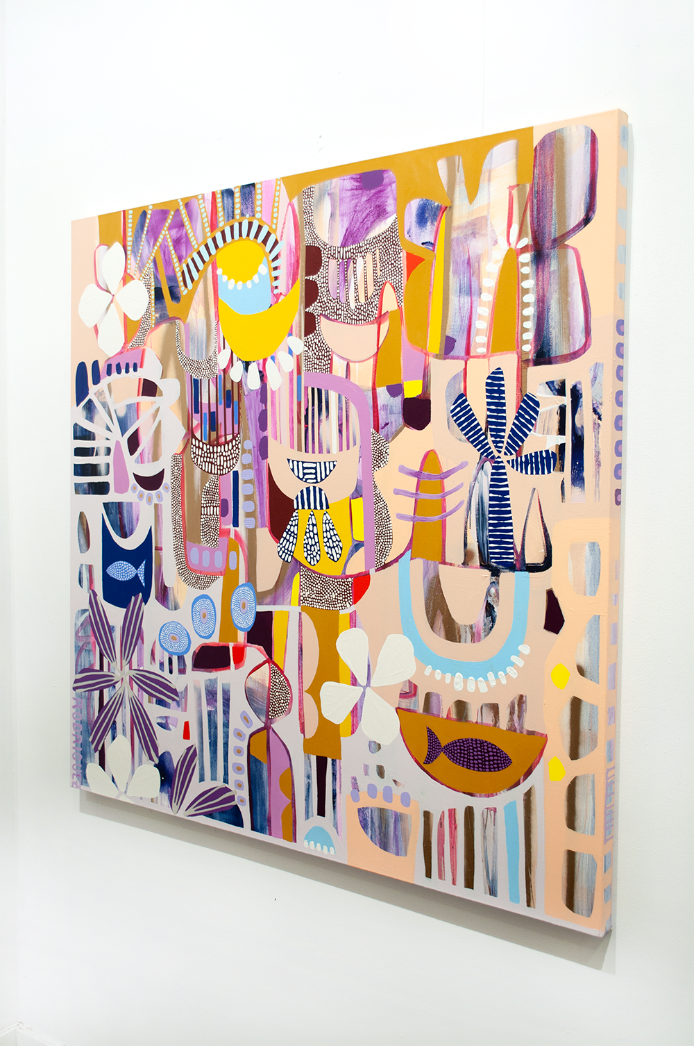HERITAGE - 48x48 ON CANVAS