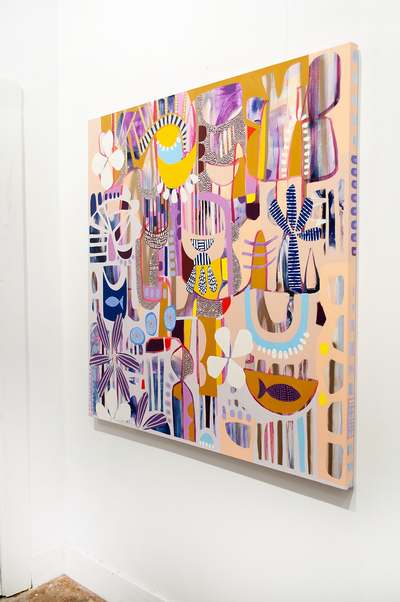 HERITAGE - 48x48 ON CANVAS