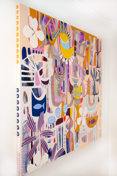 HERITAGE - 48x48 ON CANVAS