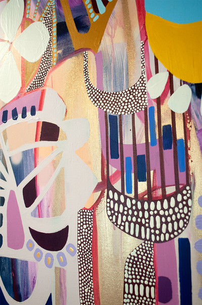 HERITAGE - 48x48 ON CANVAS