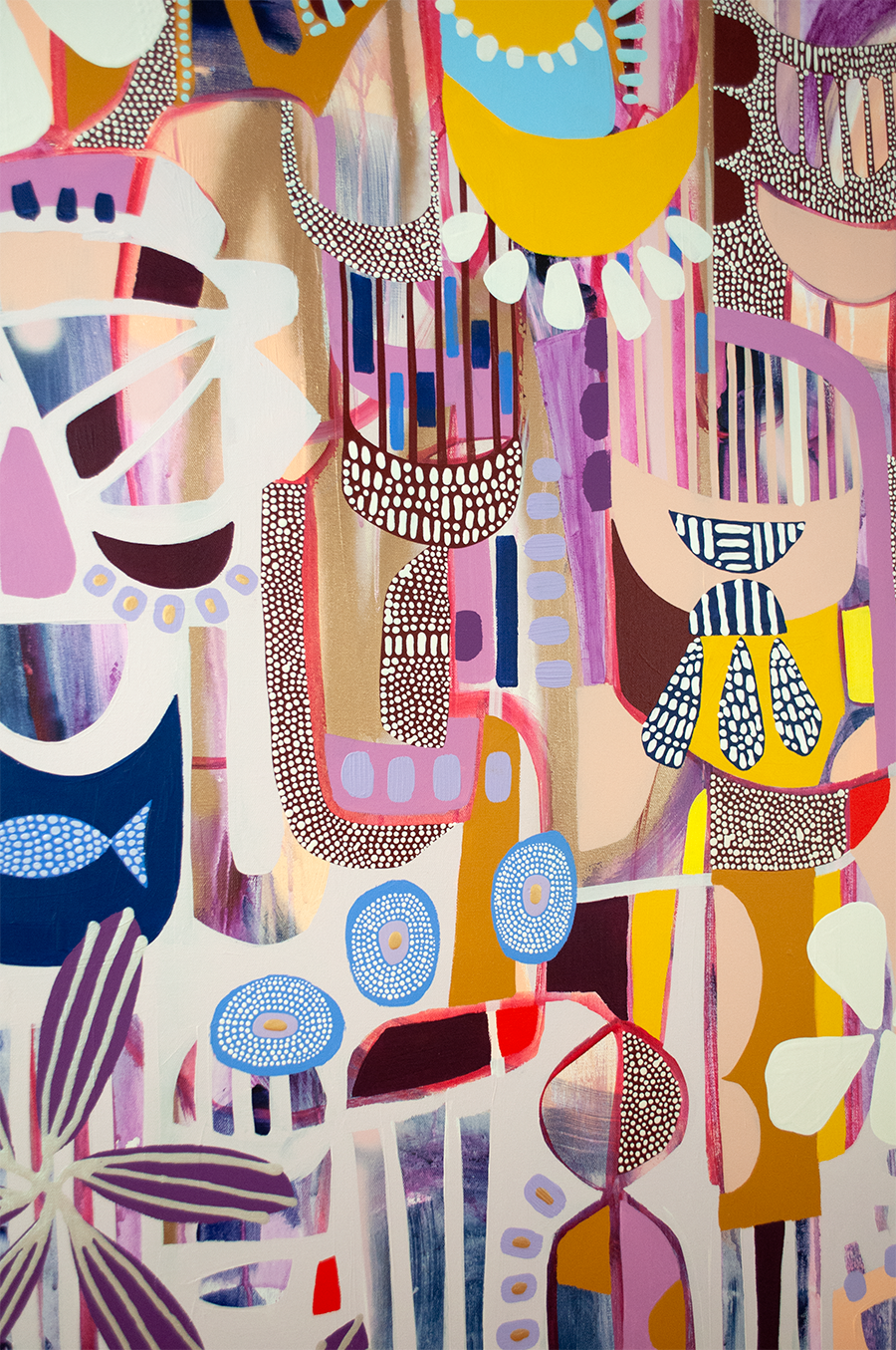 HERITAGE - 48x48 ON CANVAS