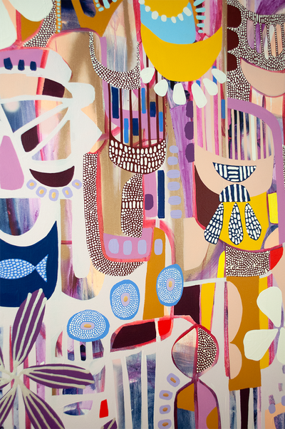 HERITAGE - 48x48 ON CANVAS