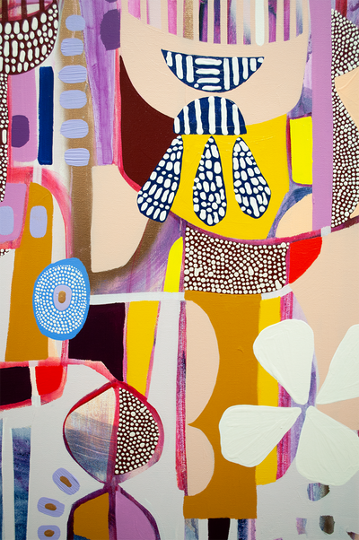 HERITAGE - 48x48 ON CANVAS