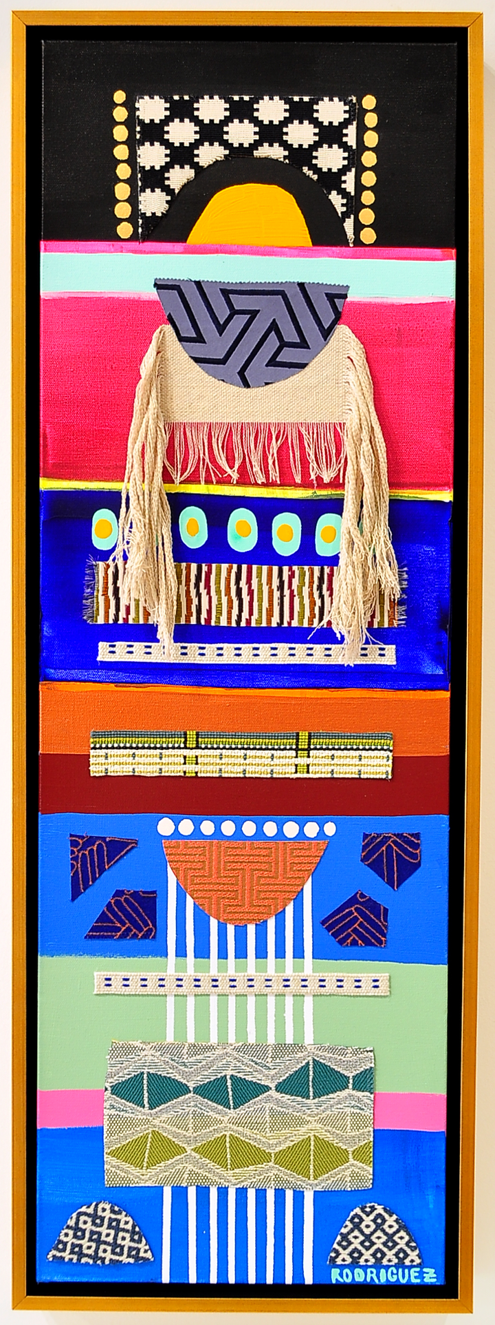 Kaibigan 2 - Framed Canvas - 37.5" x 13.5"