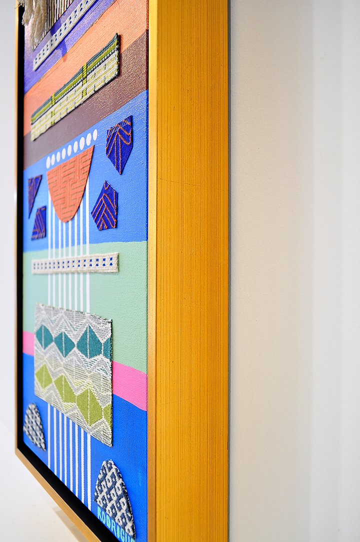 Kaibigan 2 - Framed Canvas - 37.5" x 13.5"