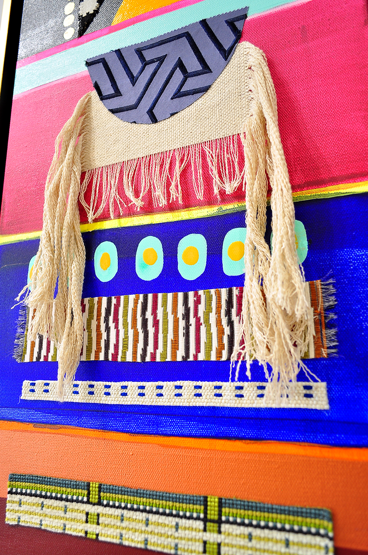 Kaibigan 2 - Framed Canvas - 37.5" x 13.5"