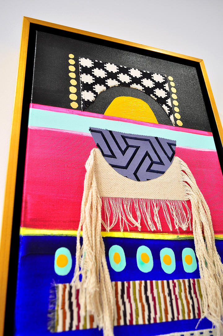 Kaibigan 2 - Framed Canvas - 37.5" x 13.5"