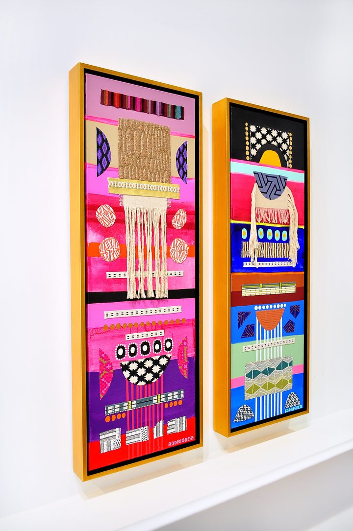 Kaibigan 2 - Framed Canvas - 37.5" x 13.5"