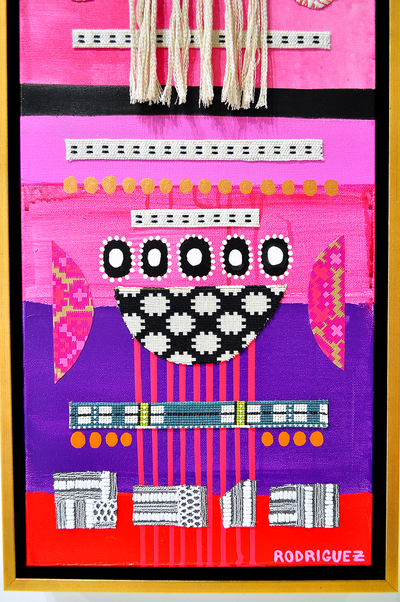 Kaibigan 3 - Framed Canvas - 37.5" x 13.5"