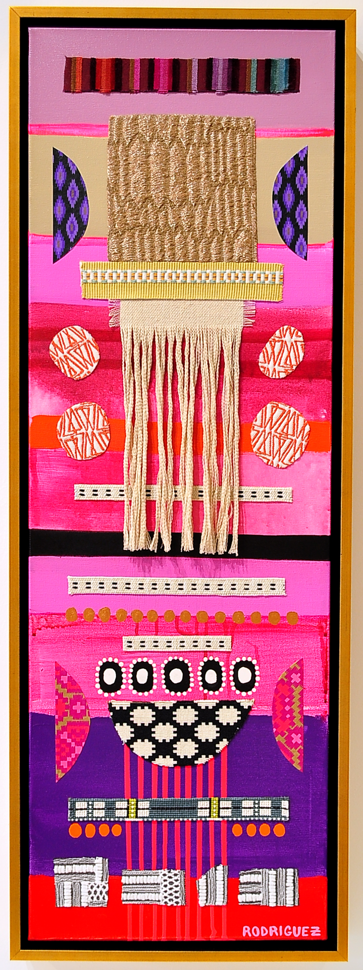 Kaibigan 3 - Framed Canvas - 37.5" x 13.5"