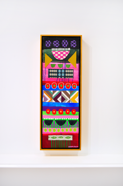 Kaibigan 4 - Framed Canvas - 37.5" x 13.5"