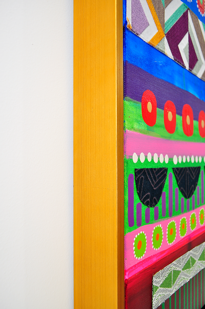 Kaibigan 4 - Framed Canvas - 37.5" x 13.5"