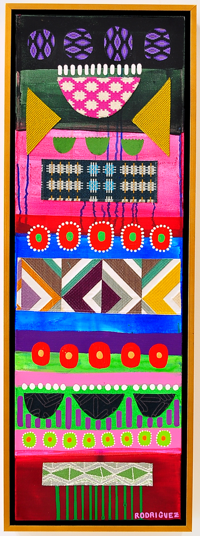 Kaibigan 4 - Framed Canvas - 37.5" x 13.5"
