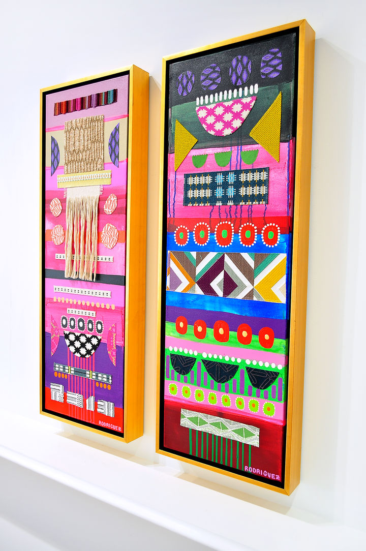 Kaibigan 3 - Framed Canvas - 37.5" x 13.5"