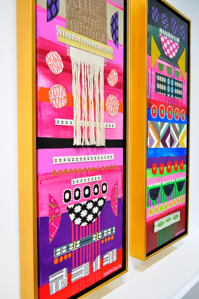Kaibigan 4 - Framed Canvas - 37.5" x 13.5"