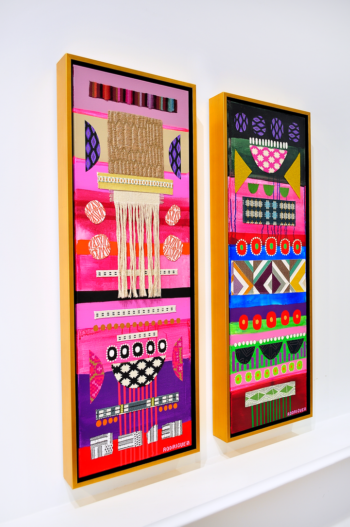 Kaibigan 3 - Framed Canvas - 37.5" x 13.5"