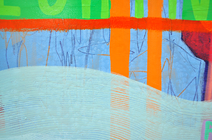 Life Is A Playground- 72x60 on Canvas