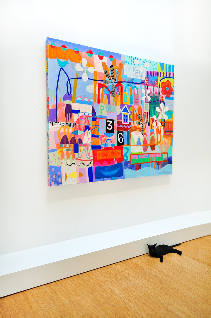 Life Is A Playground- 72x60 on Canvas
