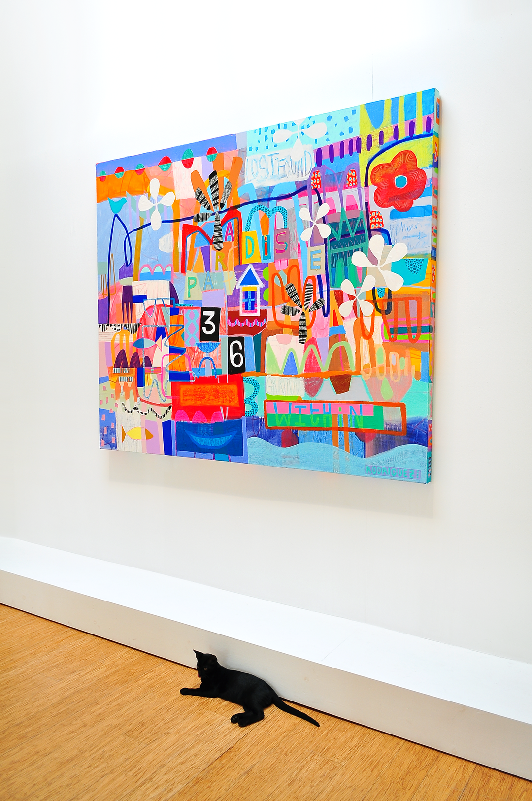 Life Is A Playground- 72x60 on Canvas
