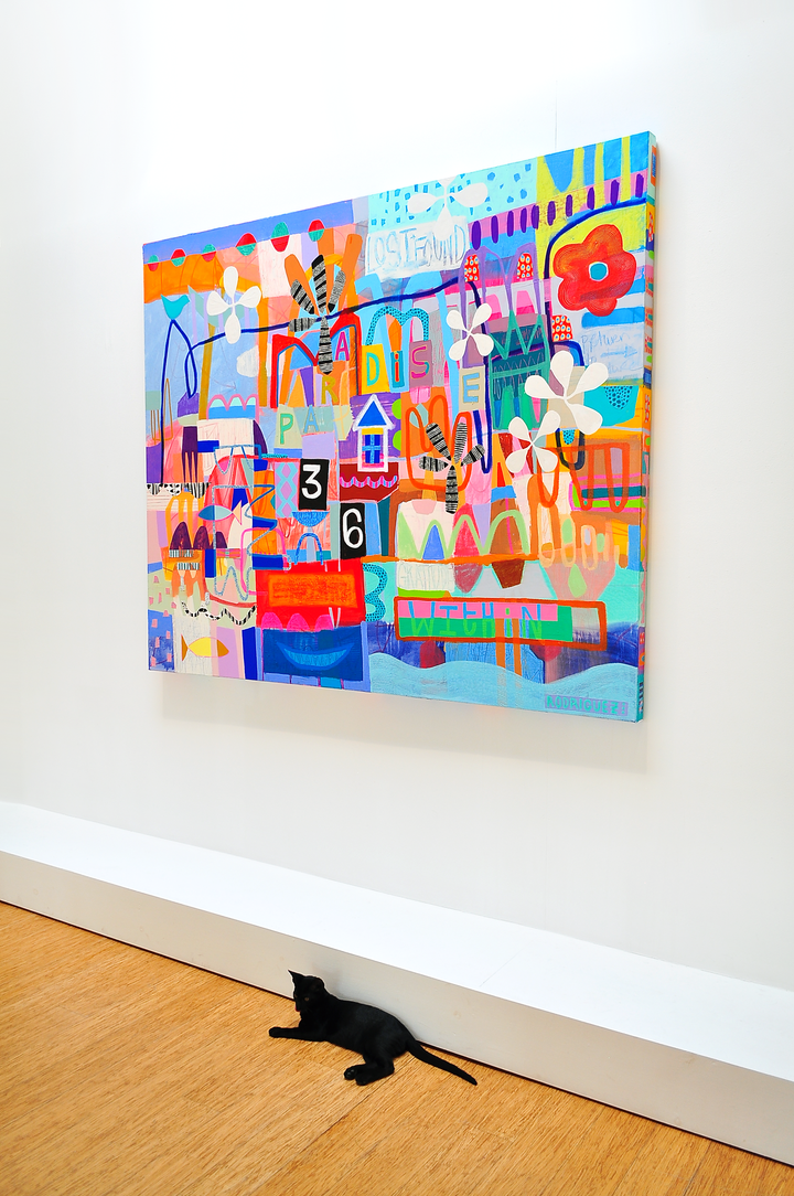 Life Is A Playground- 72x60 on Canvas
