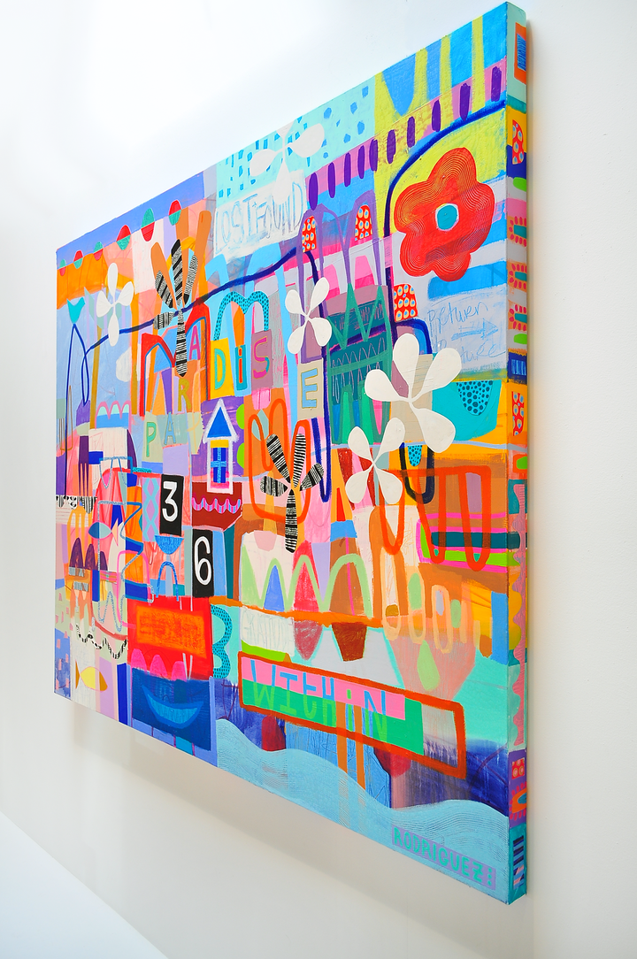 Life Is A Playground- 72x60 on Canvas