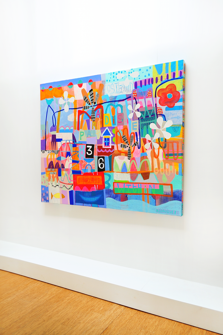 Life Is A Playground- 72x60 on Canvas