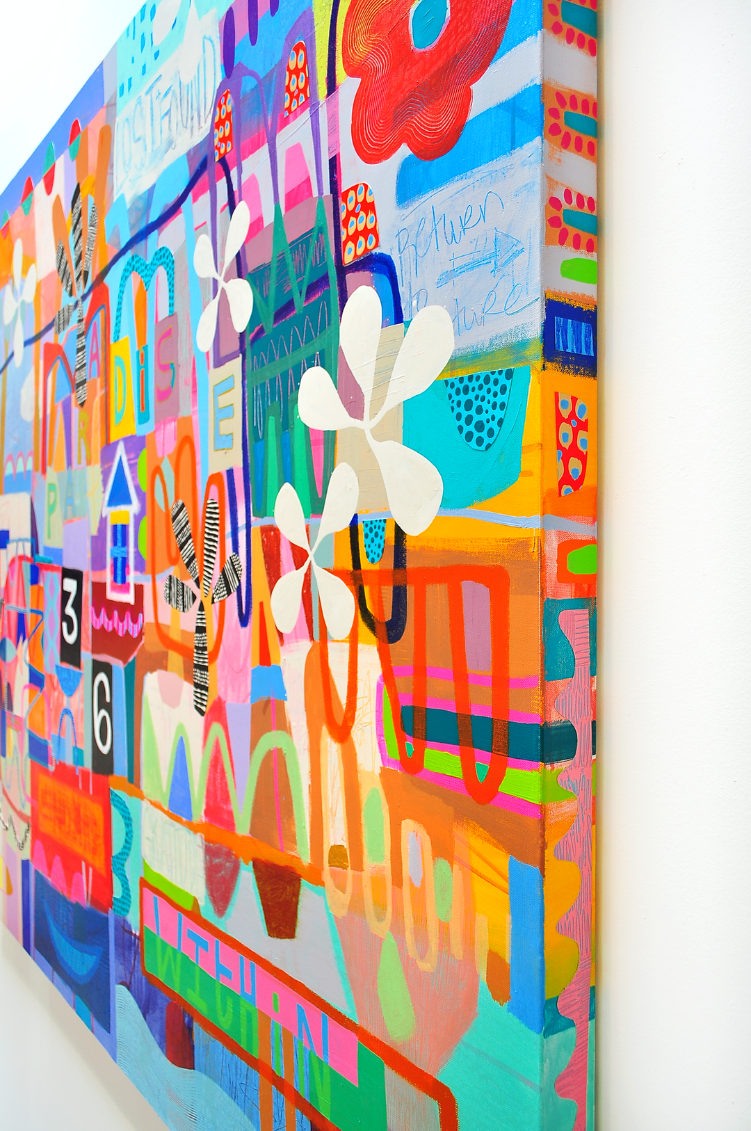 Life Is A Playground- 72x60 on Canvas