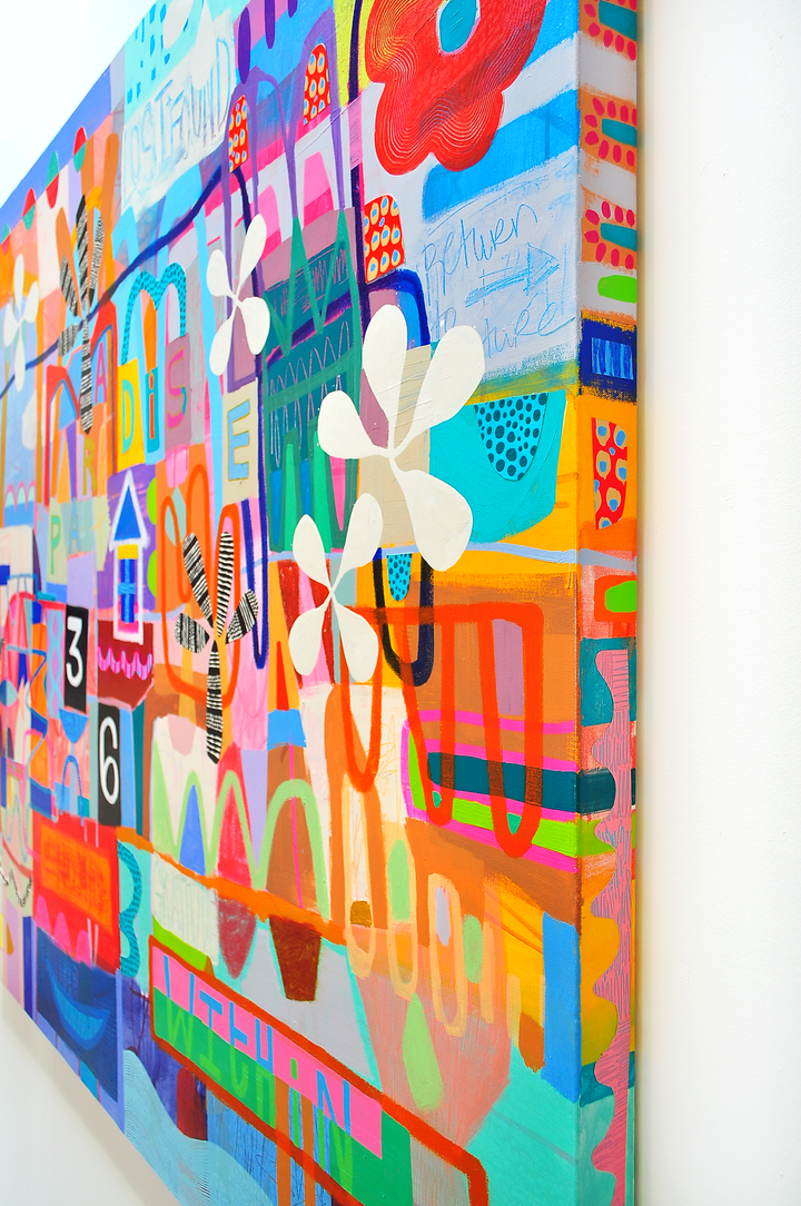 Life Is A Playground- 72x60 on Canvas
