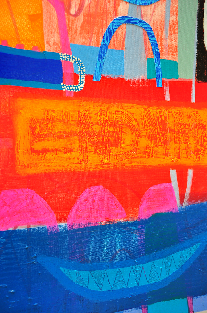 Life Is A Playground- 72x60 on Canvas