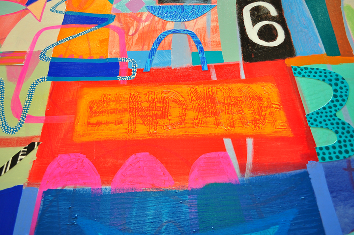 Life Is A Playground- 72x60 on Canvas
