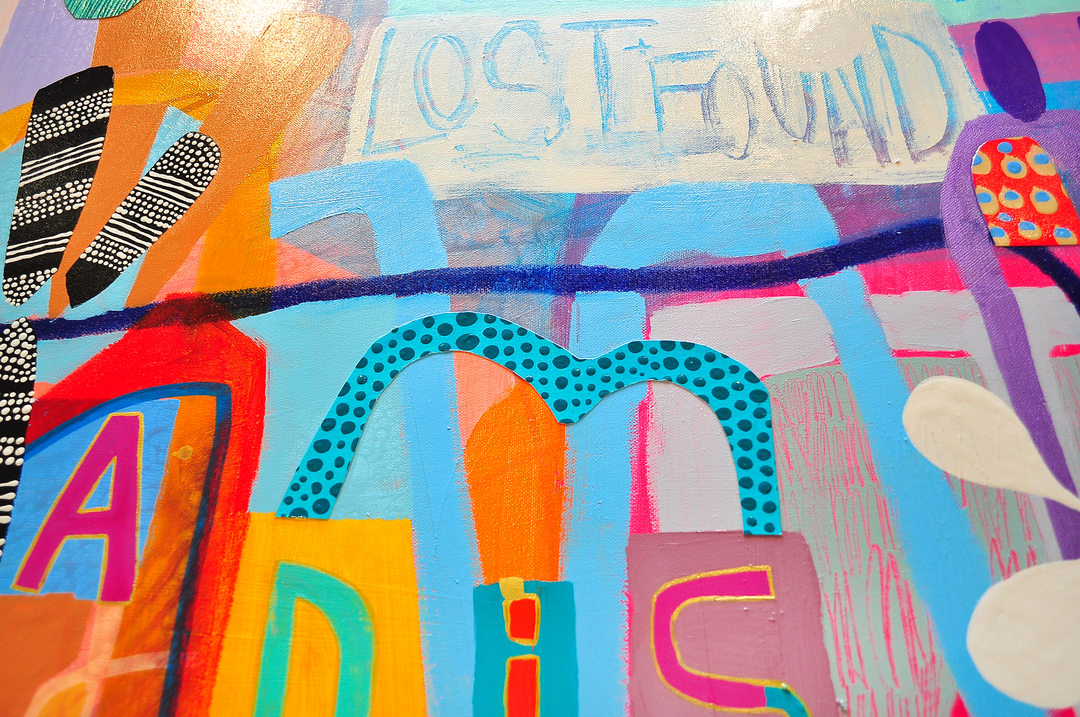 Life Is A Playground- 72x60 on Canvas