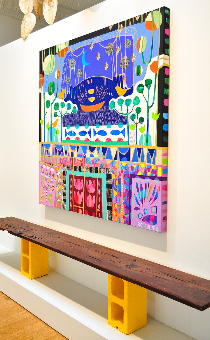 May Your Journey Be Blessed - 60x60 on Canvas