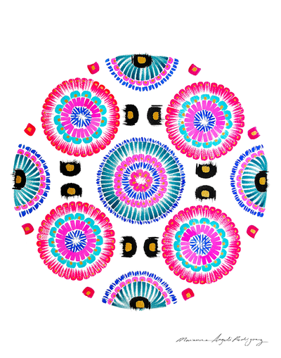 Contemporary art print by Marianne Angeli Rodriguez
