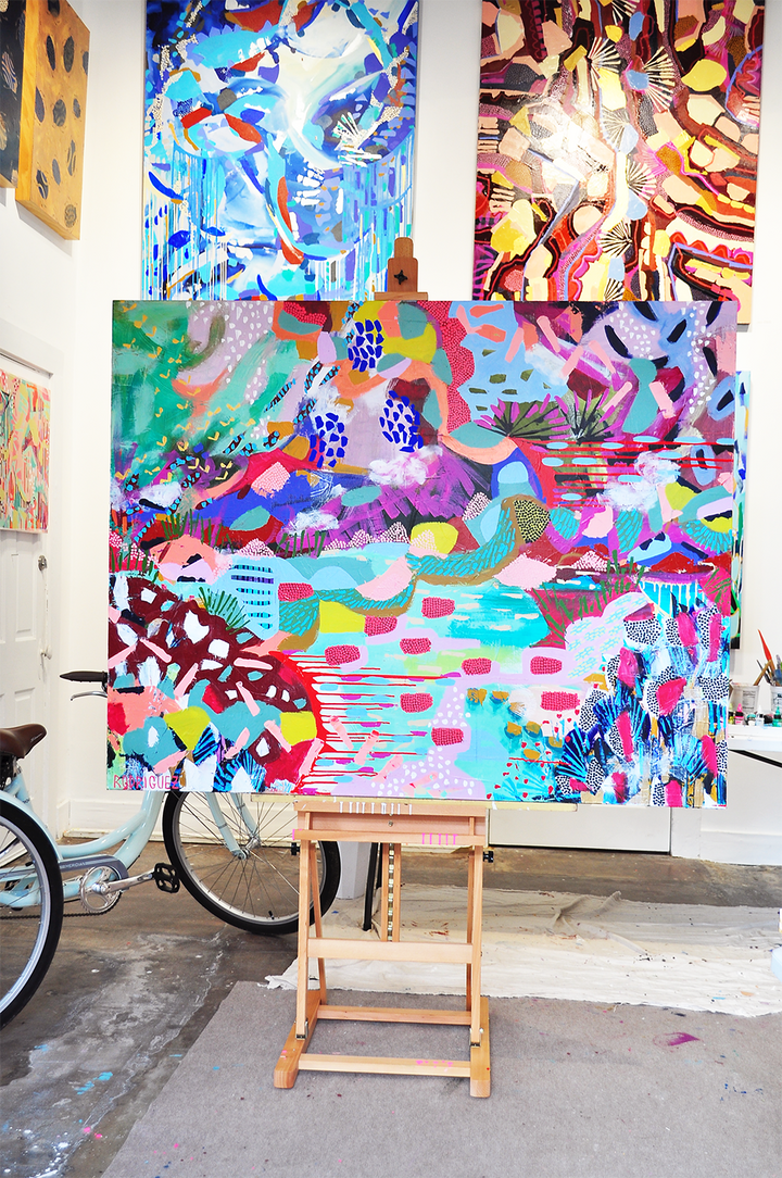 OASIS 60X48 ON CANVAS
