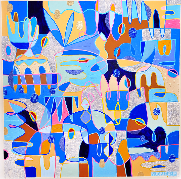 Over the Shining Sea - 60x60 on Canvas