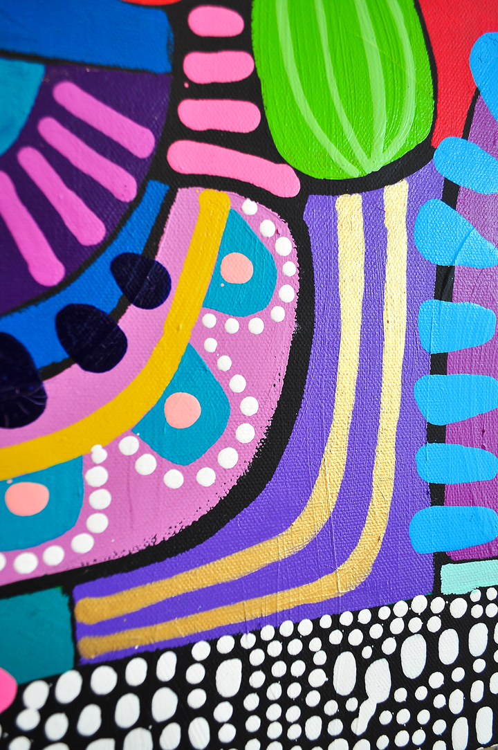 PLAYING PUZZLES IN THE JUNGLE- DIPTYCH - 48x24 Each on Canvas