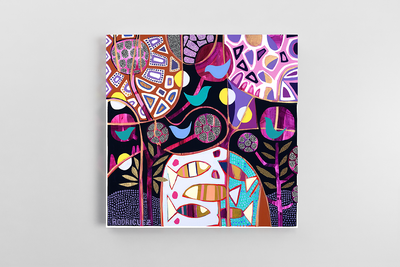 They Gathered To Sing For Us - Canvas Print