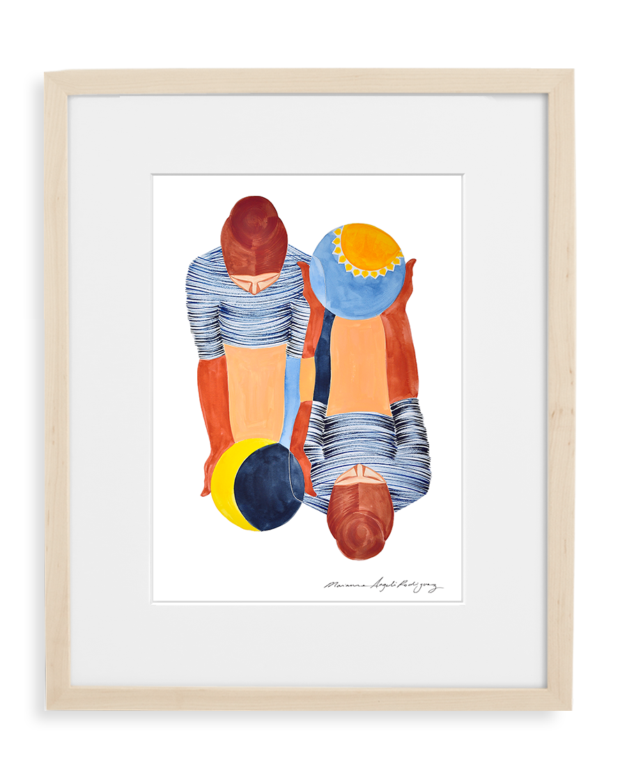 Contemporary art print by Marianne Angeli Rodriguez