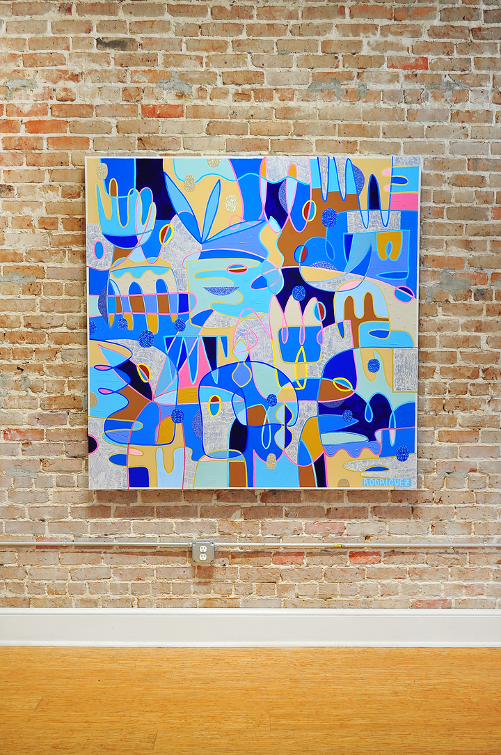 Over the Shining Sea - 60x60 on Canvas