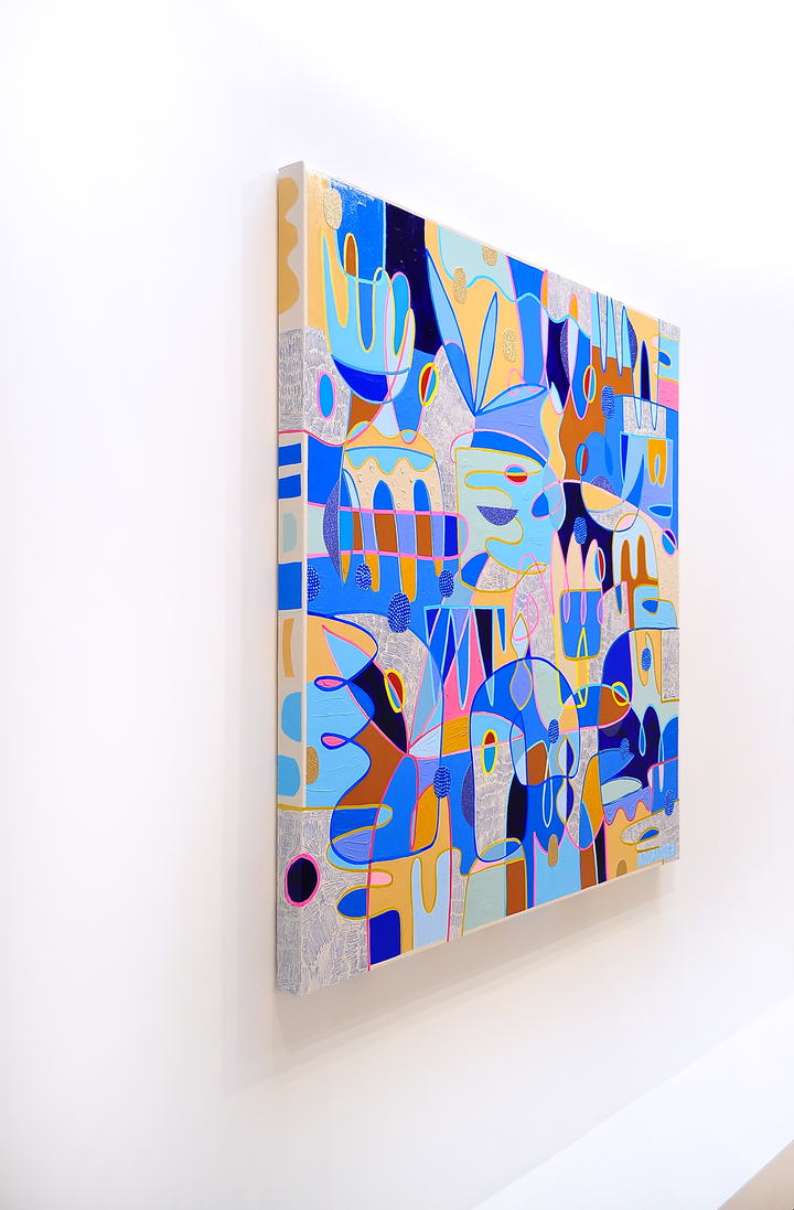 Over the Shining Sea - 60x60 on Canvas