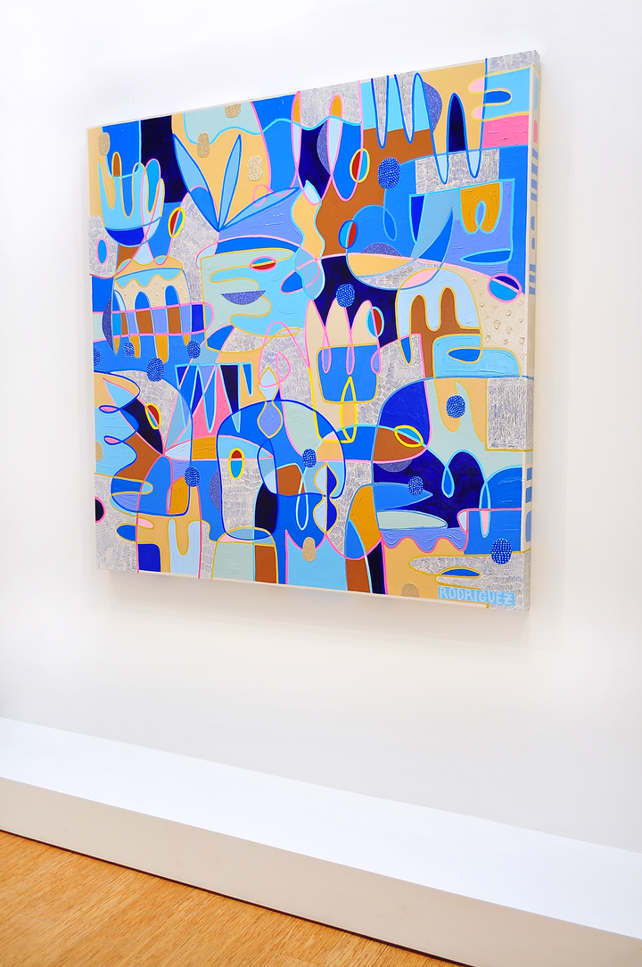 Over the Shining Sea - 60x60 on Canvas