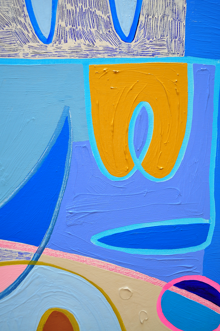 Over the Shining Sea - 60x60 on Canvas