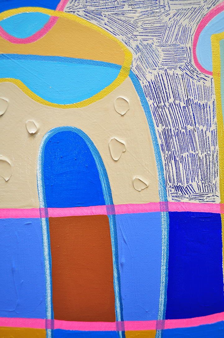 Over the Shining Sea - 60x60 on Canvas