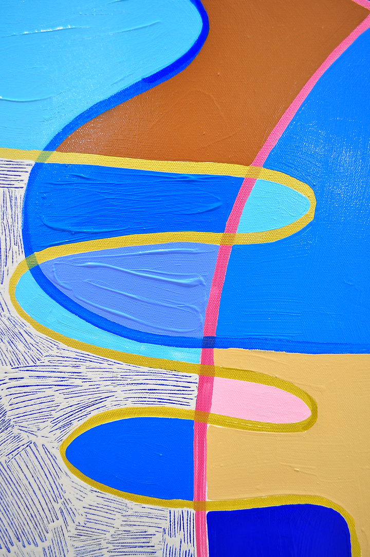 Over the Shining Sea - 60x60 on Canvas