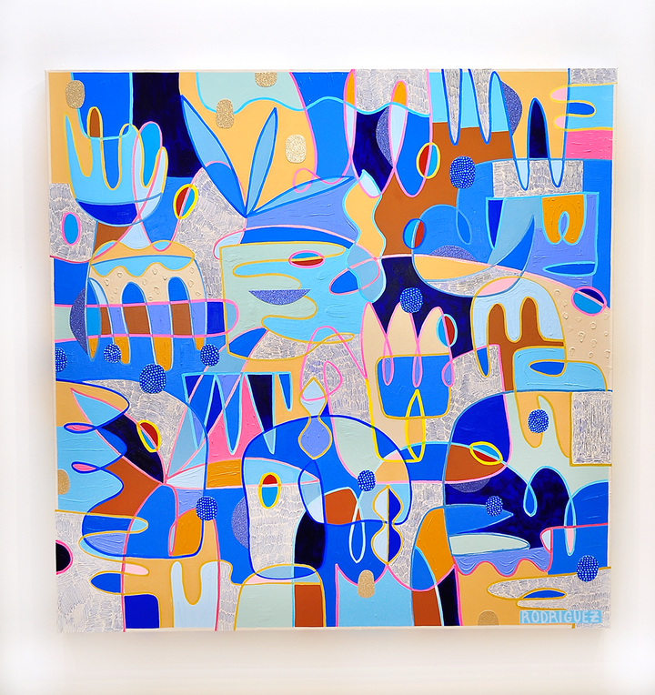 Over the Shining Sea - 60x60 on Canvas