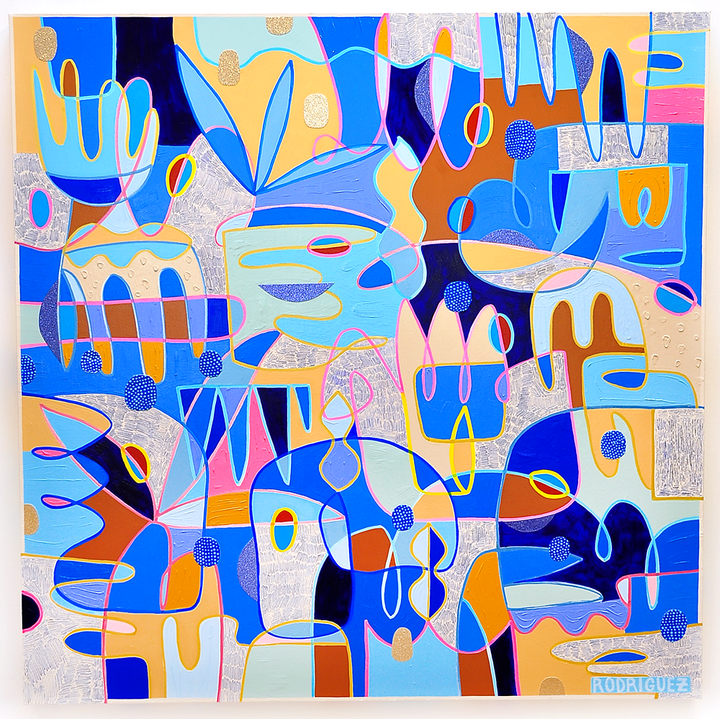 Over the Shining Sea - 60x60 on Canvas